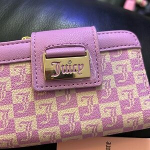Juicy Couture Pink and Gold Wallet